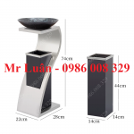 Thùng rác inox hành lang chữ Z