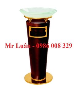 Thùng rác inox trang trí A74