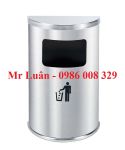 Thùng rác inox bán nguyệt A51