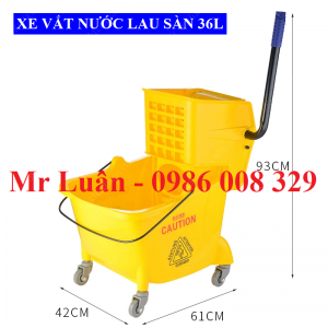 Xe vắt nước lau sàn đơn 36L