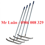 Bộ gạt sàn inox lưỡi cong 75cm