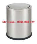 Thùng rác inox nắp lật nhỏ 25x30