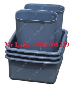 Khay nhựa xô nhựa xe đẩy phục vụ