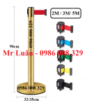 Cột chắn inox vàng dây căng 2m 3m 5m