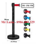 Cột chắn thép sơn đen dây 2m 3m 5m