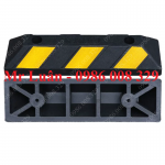 Cục chặn bánh xe cao su 55cm