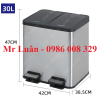 thung-rac-inox-dap-chan-30l-2-ngan - ảnh nhỏ 7