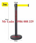 Trụ thép sơn đen dây 3m vàng
