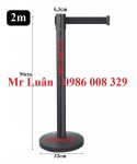 Trụ thép sơn đen dây 2m đen