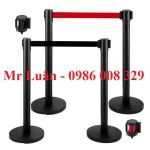 Cột phân làn lối đi thép sơn đen