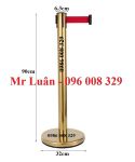 Trụ inox mạ vàng dây kéo căng