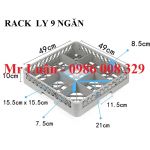 Rack đựng ly cốc 9 ngăn