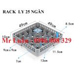 Rack đựng ly cốc 25 ngăn