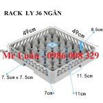 Rack đựng ly 36 ngăn
