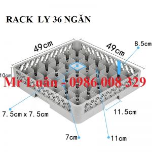 Rack đựng ly cốc 36 ngăn