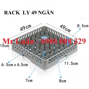Rack đựng ly cốc 49 ngăn