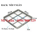 Rack nối đựng ly cốc 9 ngăn