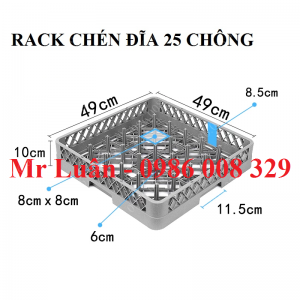 Rack đựng bát đĩa 25 chông
