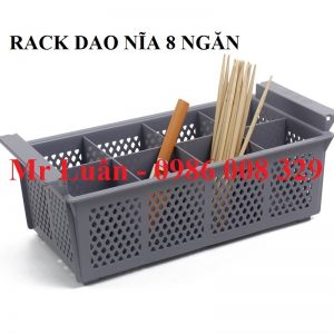 Rack đựng dao nĩa 8 ngăn
