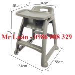Ghế ngồi ăn trẻ em nhà hàng bằng nhựa