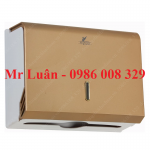 Hộp đựng giấy lau tay chữ nhật nhựa vàng