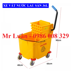 Xe vắt nước lau sàn 36L tay gập