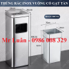 thung-rac-inox-vuong-co-gat-tan - ảnh nhỏ  1