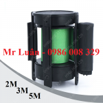 Đầu cuộn dây xanh lá trụ barie inox