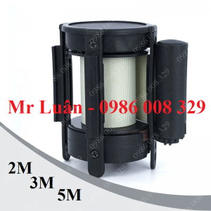 Đầu cuộn dây màu ghi trụ barie inox