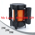 Đầu cuộn dây màu cam trụ barie inox