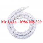 Dây thừng bện trắng khóa trắng rào chắn inox