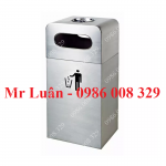 Thùng rác inox gạt tàn ngoài trời A53