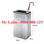 Thùng đựng ô dù inox hình chữ nhật