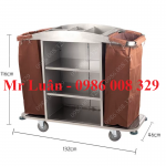 Xe đẩy dọn buồng phòng khách sạn X08