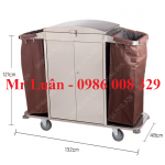 Xe đẩy dọn buồng phòng khách sạn X07