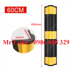 Ốp góc tròn phản quang vàng 60cm