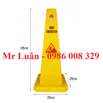 Biển báo đang sửa chữa hình trụ bằng nhựa