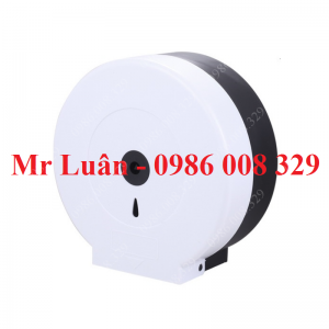 Hộp đựng giấy vệ sinh treo tường nhựa trắng