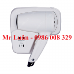 Máy sấy tóc treo tường có ổ cắm phụ