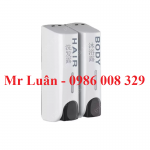 Hộp đựng nước rửa tay 2 ngăn nút đen