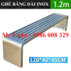 ghe-cong-vien-inox-khong-tua - ảnh nhỏ 3