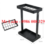Kệ để dù giá treo ô 12 ngăn thép sơn đen