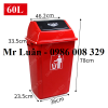 thung-rac-nhua-do-nap-day-60l - ảnh nhỏ  1