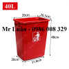 thung-rac-nhua-do-nap-day-40l - ảnh nhỏ 2