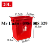 thung-rac-nhua-do-nap-day-20l - ảnh nhỏ 2